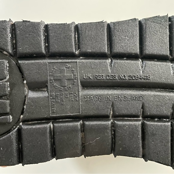 Vintage 90s Dr. Martens DMs Snake Python Lace Up Goth Combat Boots UK 8 - Picture 10 of 13